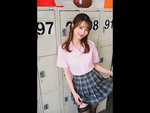 JK leaning against lockers