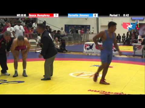 60 KG Round 1 - Reece Humphrey TMWC vs Darnelio Jimenez Panama