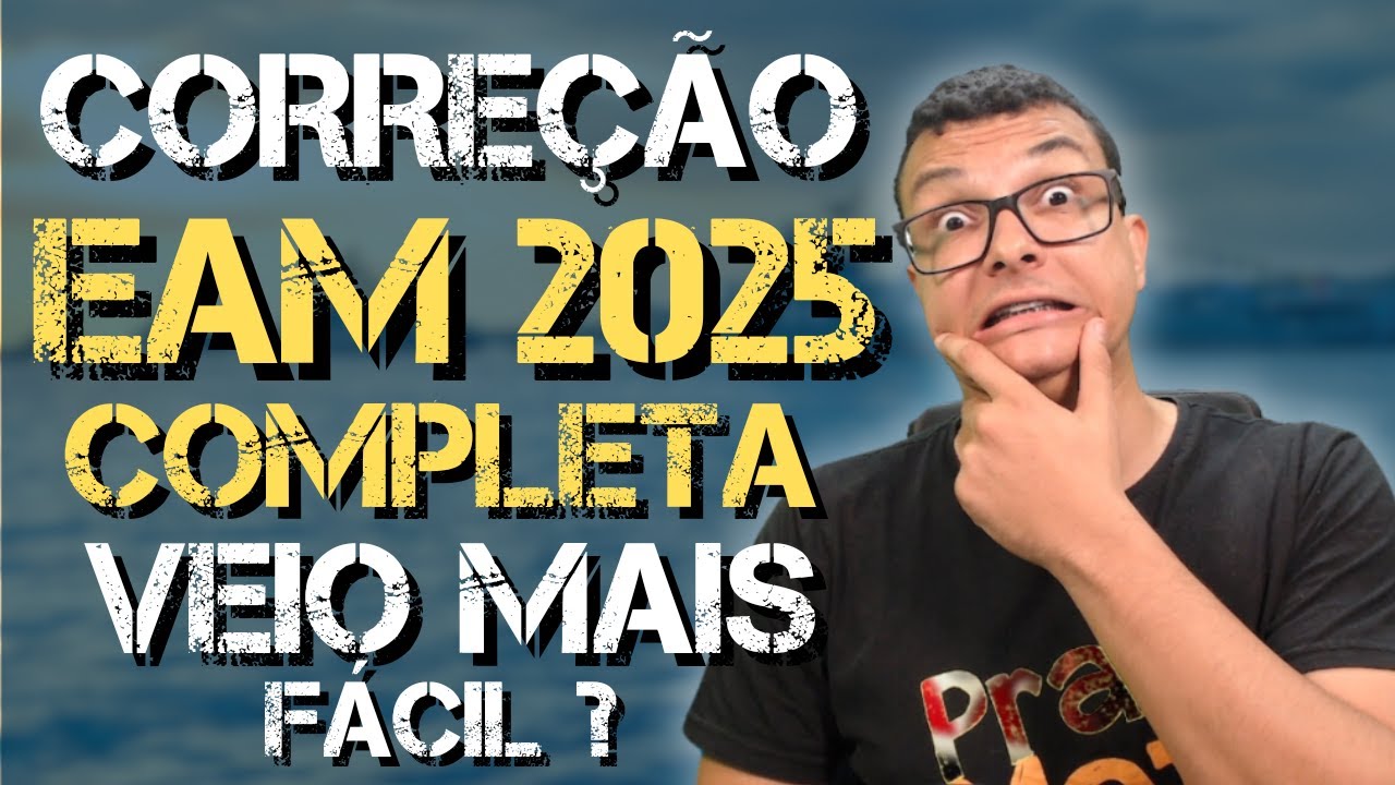 GABARITO EAM 2025/2026 TODAS AS MATÉRIAS !CORREÇÃO AO VIVO