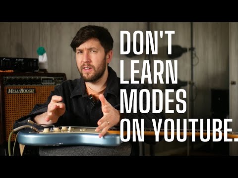 The BEST Way to Practice MODES on Guitar [if you absolutely insist on it]