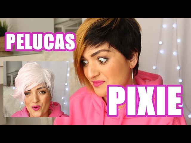 Vídeo relacionado con Sofeiyan Peluca Corta Estilo Pixie,Pelucas para Mujer Resistentes al Calor y Naturales con Flequillo,23 cm Gris Peluca de pelo Artificial,para el día y las Fiestas
