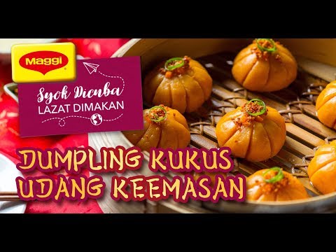 Steamed Golden Prawn Dumpling