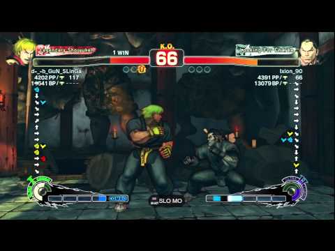 d-_-b_GuN_SLinGa [Ken] vs. lxion_90 [Dan] | 2 of 2 | SSF4 Arcade Edition