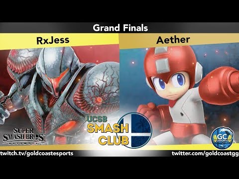 UCSB LAN - Aether (Mega Man) vs RxJess (Dark Samus) (Grand Finals 1) - Smash Ultimate