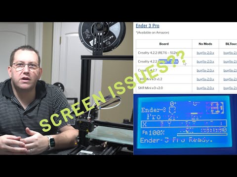 Creality Screen Issues After Firmware Upgrade