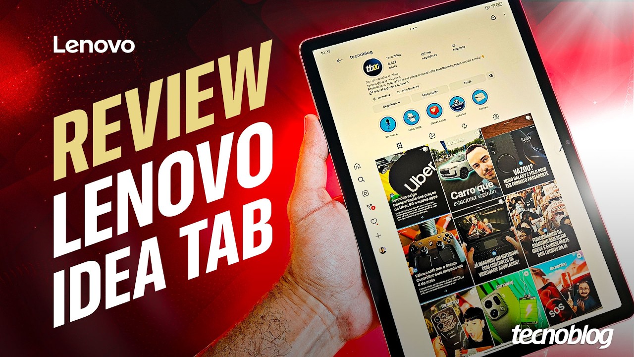Miniatura da avaliação em vídeo de Tablet Lenovo Idea Tab Pro 8GB RAM 256GB Android 13