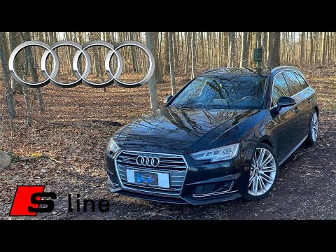 Audi A4 Avant 3.0 V6 TDI Quattro S-line 2017 (218 Hp) | POV Review, Sound & Launch