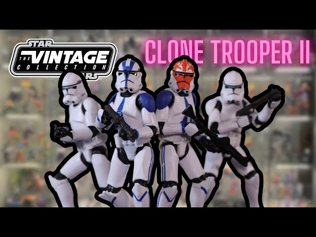 Vídeo relacionado con STAR WARS The Vintage Collection Phase II Clone Trooper, Ahsoka - Figura de acción coleccionable de 3.75 pulgadas, paquete de 4