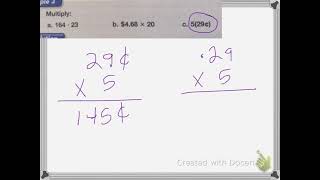 Saxon course 2 Lesson 1