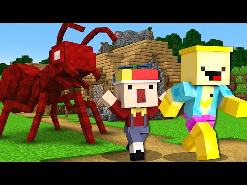 Utiliser une FOURMI GÉANTE pour TROLL ce Kikoo sur Minecraft !