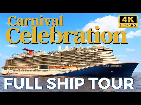 CARNIVAL CELEBRATION FULL SHIP TOUR AND WALKTHROUGH IN 4K!