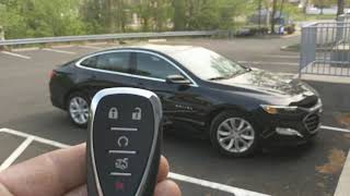 2020 Chevy Malibu How to use remote start feature keyfob