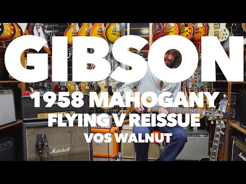 Gibson 1958 Mahogany Flying V Reissue VOS Walnut · SOLD!