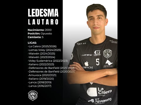 Entrevista a Lautaro Ledesma. Opuesto de La Calera. (2026.01.11)