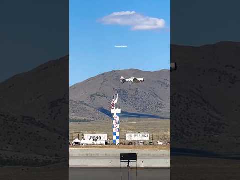 In memory of Chris Rushing & Nick Macy, final flag at Reno Air Races 2023 #reno #pilot #racing