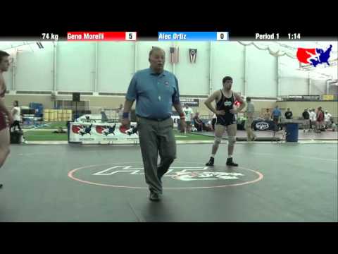 Geno Morelli vs. Alec Ortiz at 2013 ASICS University Nationals - FS