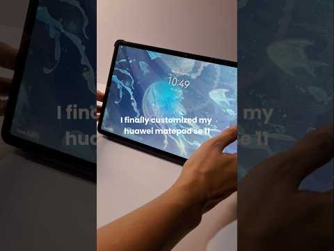 I finally customized my huawei matepad #huaweimatepad11 #wallpaper #aesthetic #matepad  #customized