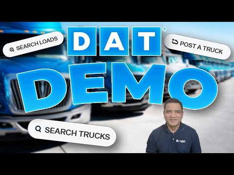 DAT Load Board Demo/Tutorial - A Quick Demo for Truck Dispatchers and Carriers