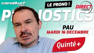 emission video des courses turf pmu du Mardi 16 décembre 2025