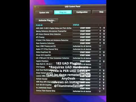 UAD Plugins unlocked *Reviews on instagram