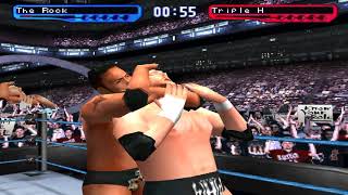 Download lagu The Rock VS Triple-H WWF WWF SmackDown! 2: Know Your Role Gameplay Walkthrough (PS1) mp3