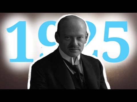 1925: Was geschah vor 100 Jahren