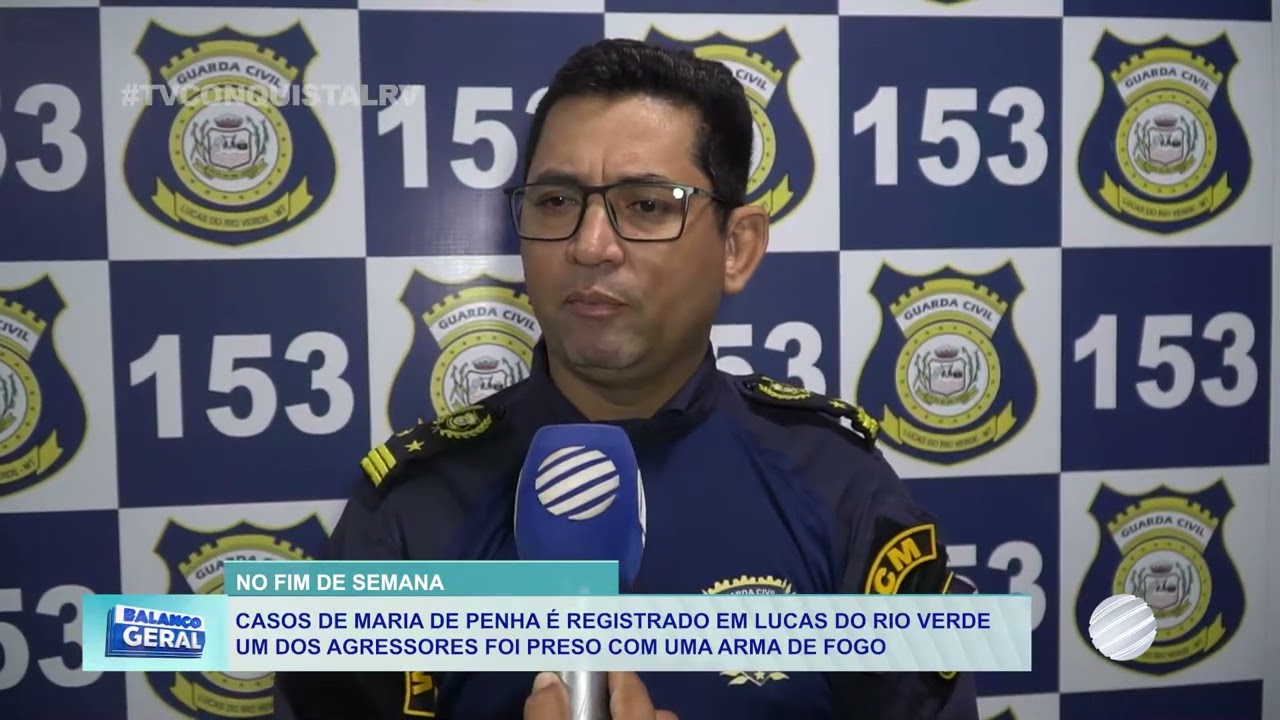 Violência doméstica em Lucas: GCM conduz suspeito e apreende arma de fogo