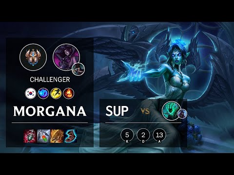 Morgana Support vs Thresh - KR Challenger Patch 10.15