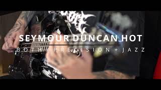 Video thumbnail for seymour duncan hot pj bass pickups (spb / sjb 2) demo (esp the surveyor 1987) by kante