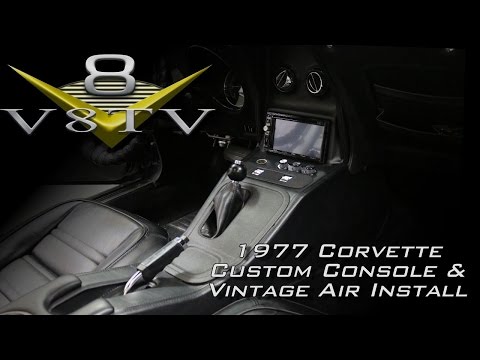 C3 Corvette Interior Upgrades Video Series Part 2 of 2 - Custom Console, Vintage Air V8TV
