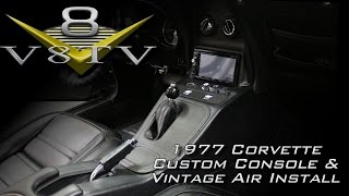 C3 Corvette Interior Upgrades Video Series Part 2 of 2 - Custom Console, Vintage Air V8TV