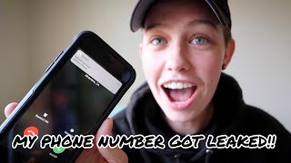 MY NUMBER GOT LEAKED.