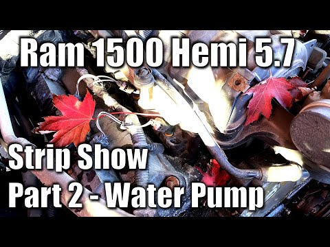 Dodge Ram Hemi 5.7 Engine Repair - Tear Down Part 2 Water Pump