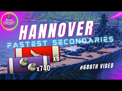 Wows HANNOVER - GERMAN SUPER BATTLESHIP - World of Warships #wows #worldofwarships #gaming