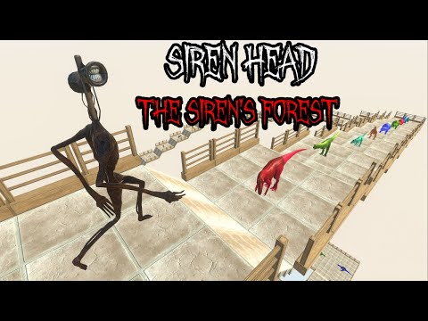 SIREN HEAD DEATH FALL - Animal Revolt Battle Simulator
