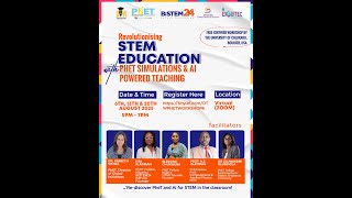Revolutionizing STEM Education with PhET Simulations & AI Powered Teaching-DTW-PHET WORKSHOP 6 Intro