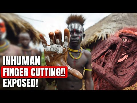BRUTAL FINGER CUTTING TRADITION of DANI TRIBE?? SHOCKING RITUALS!!