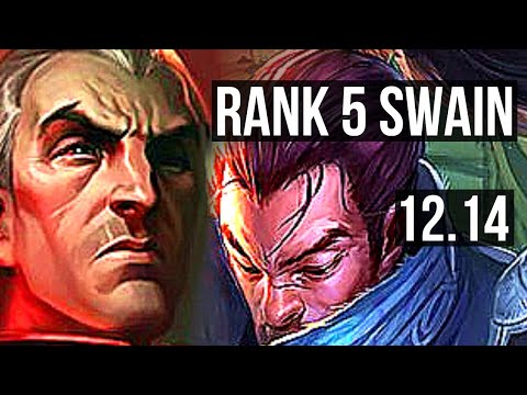 SWAIN vs YASUO (MID) | 7/0/8, Rank 5 Swain, 700+ games, Godlike | NA Challenger | 12.14