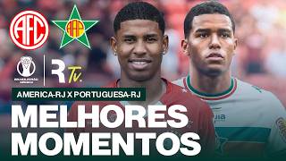 AMÉRICA-RJ 0 X 4 PORTUGUESA-RJ | MELHORES MOMENTOS | BRASILEIRÃO SÉRIE D 2026