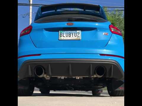 2016 Ford Focus RS ETS Extreme Non-Resonated Exhaust