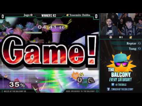 Melee @ the Balcony 81 - Winners R2 ft. Jago (Ice Climbers) VS Yosemite Dabbs (Fox)