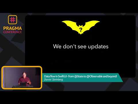Pragma Conference 2023 -  Data flow in SwiftUI - from @State to @Observable... - Daniel Steinberg