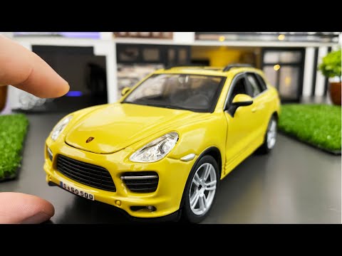 BBURAGO automodelis 1/24 Porsche Cayenne Turbo video
