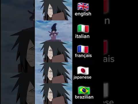 Madara se irrita em vários idiomas (Dublado) | Naruto Shippuden Dublado  #dublador #naruto #madara