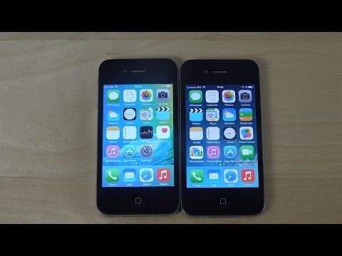 iPhone 4S iOS 9 Beta vs. iPhone 4 iOS 7 - Which Is Faster? (4K)