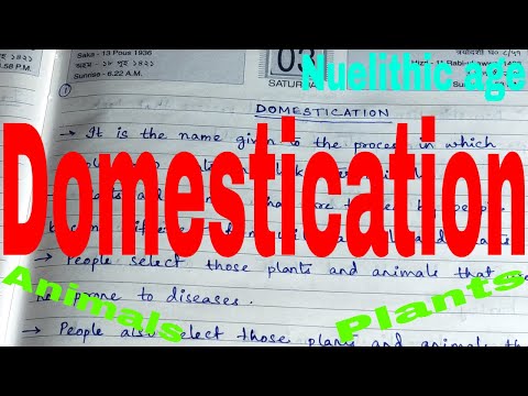 Domestication|What is domestication|Domestication of animals|Domestication of plants