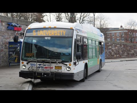 NFTA METRO RIDE ROUTE 34 OUTBOUND BUS 1706 - 2017 NOVABUS LFS CNG