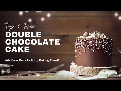 Baking a Top 9 Food Allergy Free Double Chocolate Cake