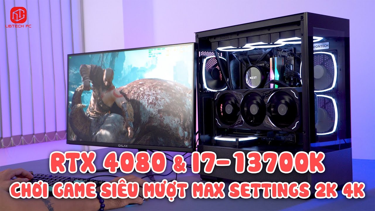 RTX 4080 16GB + i7-13700K | CHIẾN 5 GAMES 2K Max Settings (Ray Tracing + DLSS)