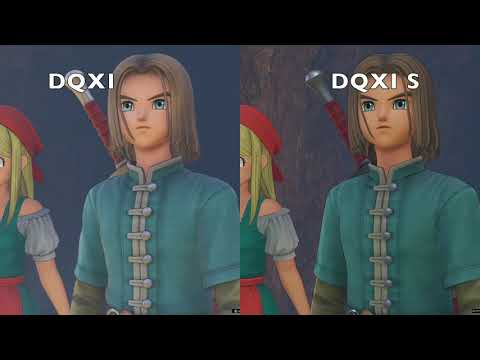 dragon quest xi vs dragon quest xi s comparaison on ps4 pro